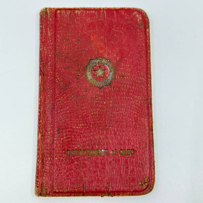 1952 American Legion Auxiliary Department of Ohio Daily Planner Pocket Book SD3