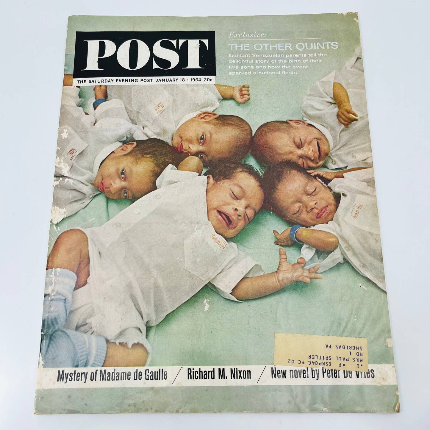 The Saturday Evening Post January 18 1964 Venezuelan Quintuplets Nixon BA2