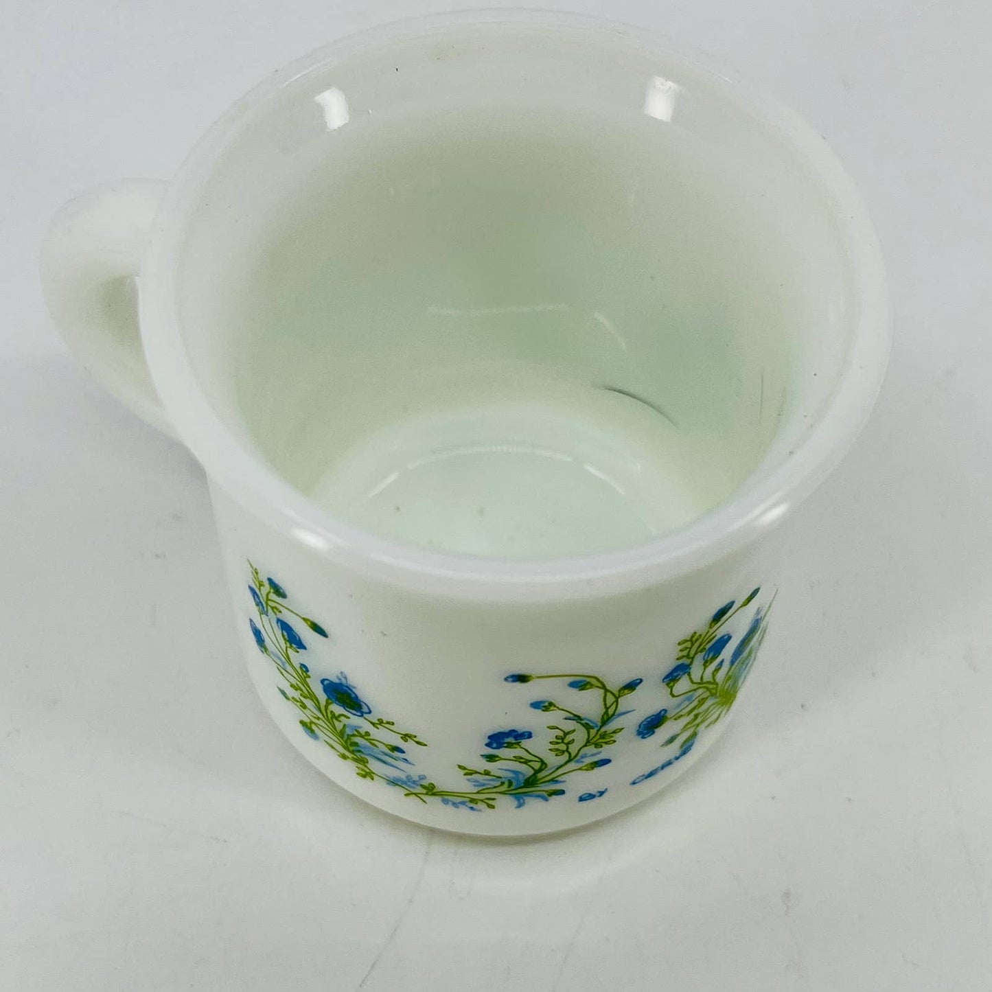 Vintage Milk Glass Cuban Style Coffee Shot Espresso Cup Mug by Cerve Italy TE1