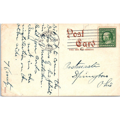 c1910 Postcard Ohio State Reformatory, Mansfield Ohio TD9