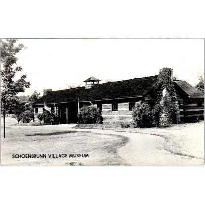 Vintage Postcard Schoenbrunn Village Museum Ohio TD9