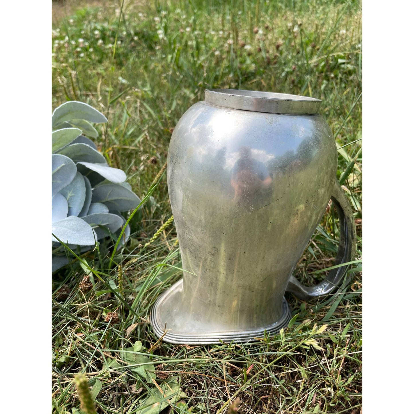Vintage Farmhouse French Country Provincial Cottage Pitcher Centerpiece