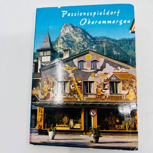 1960s Passionsspieldorf Oberammergau Germany Mini Photo Souvenir Booklet EA1