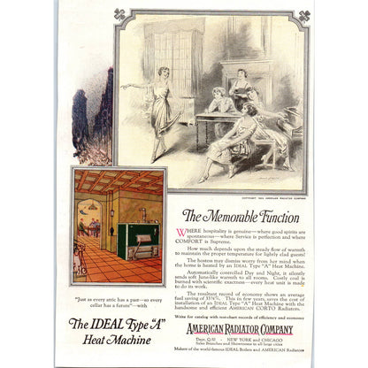 Pall Mall Rounds Cigarettes Art Deco - 1921 Original Ad TJ7-L