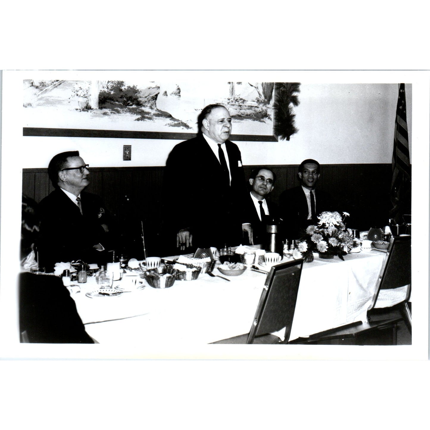 Jamaica Ambassador Ashenhiem Luncheon Address 1964 Original Photo 5x7 B10