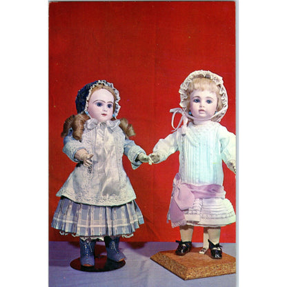 French Jumeau, French Bru Dolls Gay's Doll House & Museum Maggie NC Postcard PB6