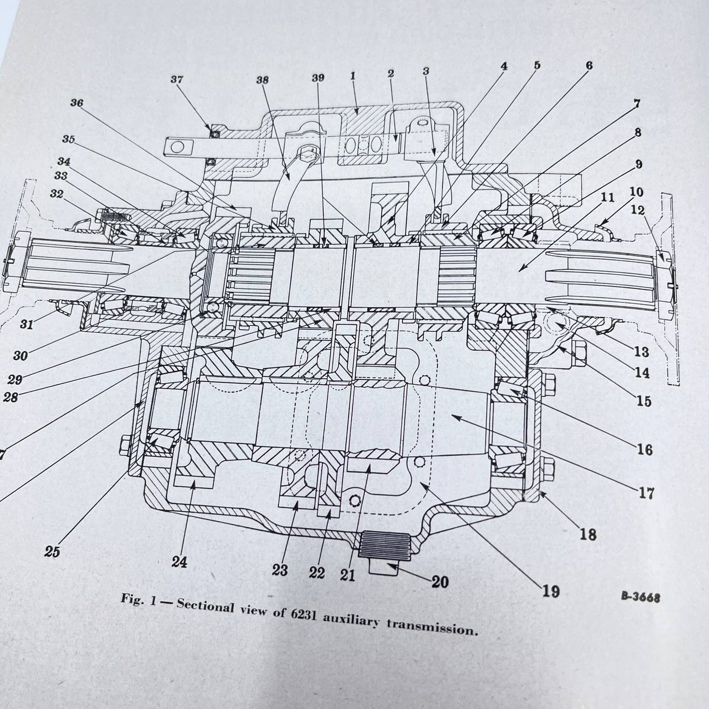 1940s Shop Talks International Truck Servicemen #38 Auxiliary Transmission TF8