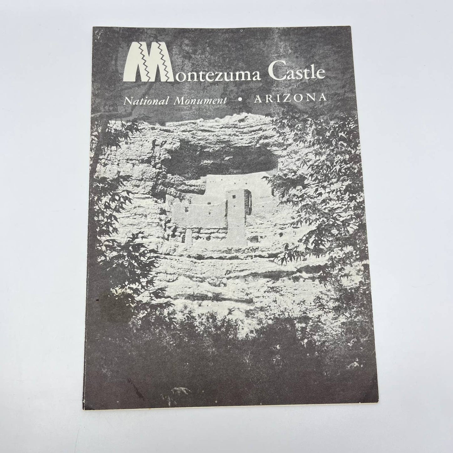 1961 Montezuma Castle National Monument Arizona Leaflet Brochure AA8