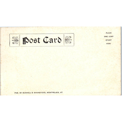 Splitting Granite at Barre Vermont Quarries - Original RPPC Postcard TJ7-RP3