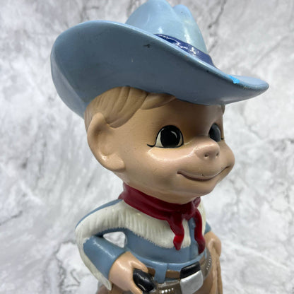 Vintage Atlantic Mold Mac Ceramic Smiley Boy Western Cowboy Boots Lasso Hat TA9