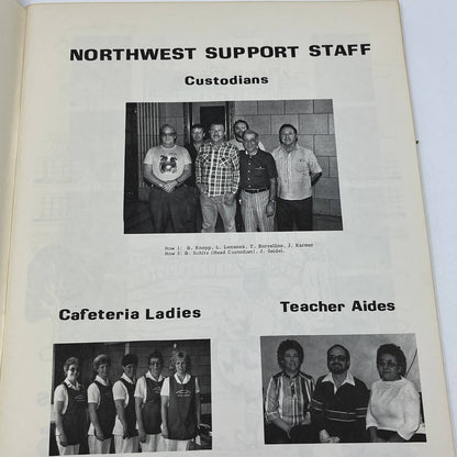 1985 Northwest Junior High School Yearbook Reading PA TG2