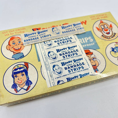 1950s Howdy Doody Bandage Strips With Box and Picture NEW UNOPENED SEALED TE5