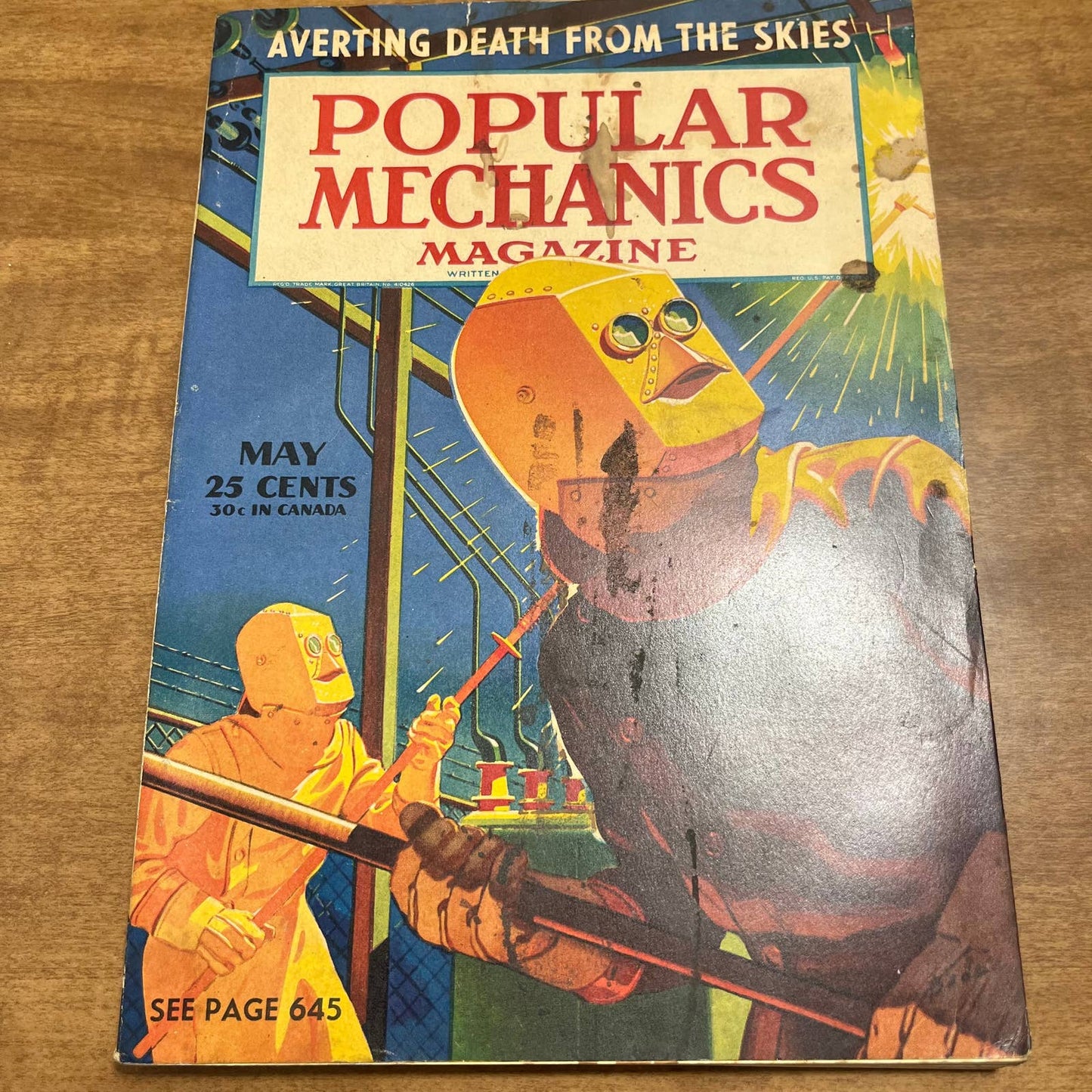 May 1941 Popular Mechanics WWII Averting Death From The Skies TH8