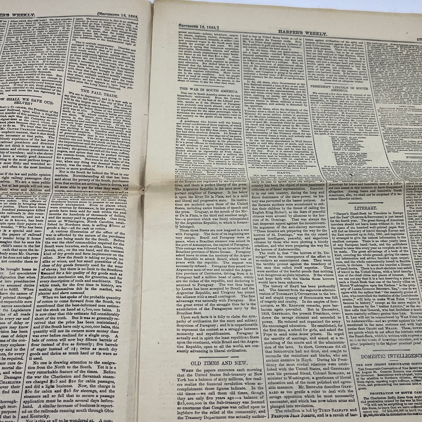 1865 Harper's Weekly 1965 Reissue Civil War Aftermath Captain Wirz Trial FL4