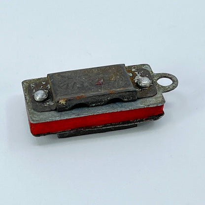 Vintage Cracker Jack Gumball Cereal Prize Charm Metal Harmonica Premium SD1