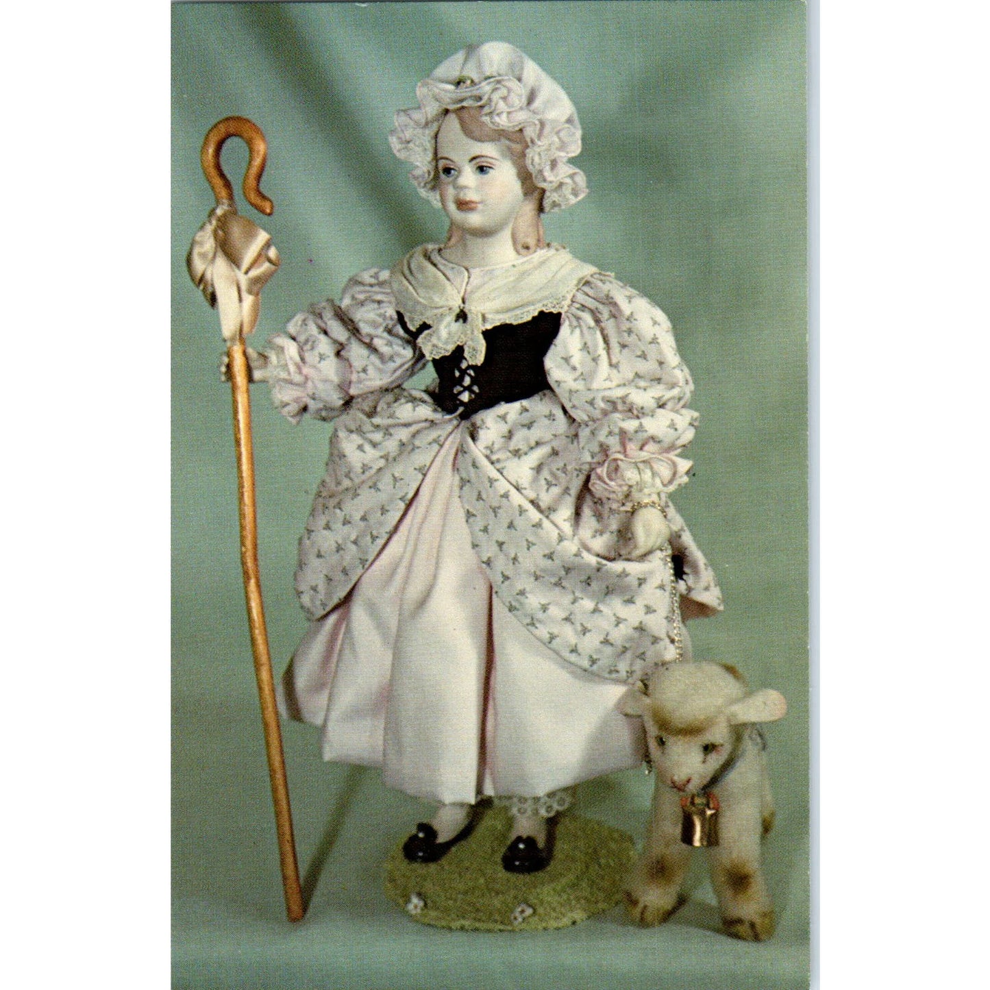 Maggie Head NIADA Artist Porcelain Little Bo Peep Doll Original Postcard PB9