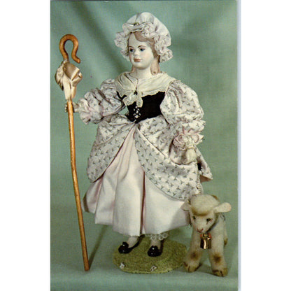 Maggie Head NIADA Artist Porcelain Little Bo Peep Doll Original Postcard PB9