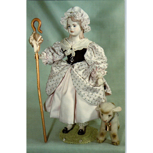 Maggie Head NIADA Artist Porcelain Little Bo Peep Doll Original Postcard PB9
