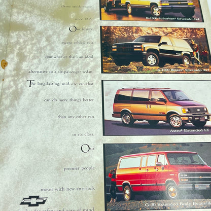 1993 General Motors Full-Line Booklet Brochure Chevy Oldsmobile Cadillac L4-3
