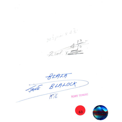 1976 Original Press Photo Ladies' PGA Golf Jane Blalock ~7x9 AD1