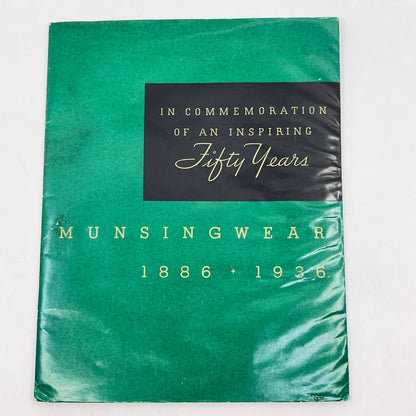 1936 Munsingwear 50 Year Anniversary Program Booklet Minneapolis MN TF7