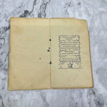 1918 South School Millelacs County School Souvenir Book E.F. Harrington AK3-H2