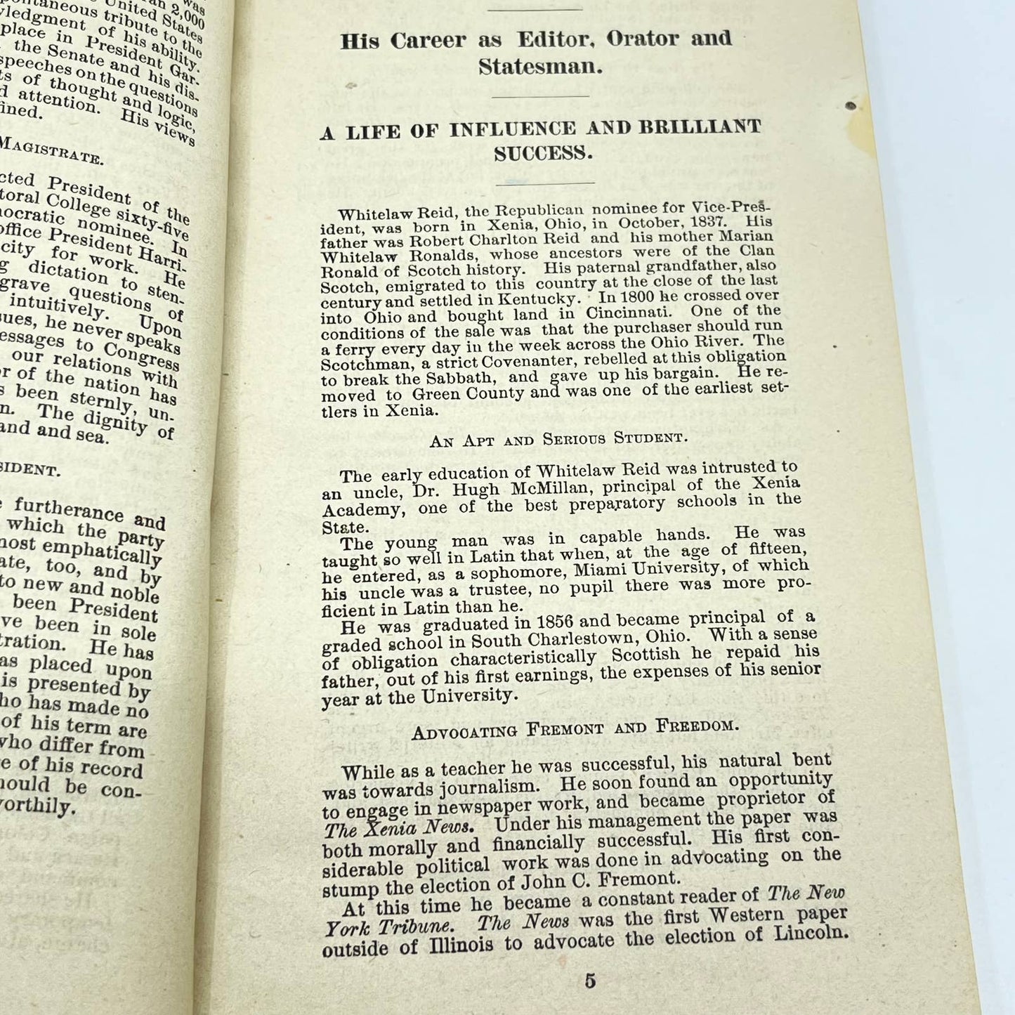 The Republican Campaign Text-Book For 1892 RNC New York TF7