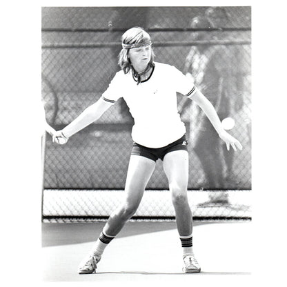 1978 Original Press Photo Women's Tennis Hana Mandlikova Czech ~8x10" AD2-2