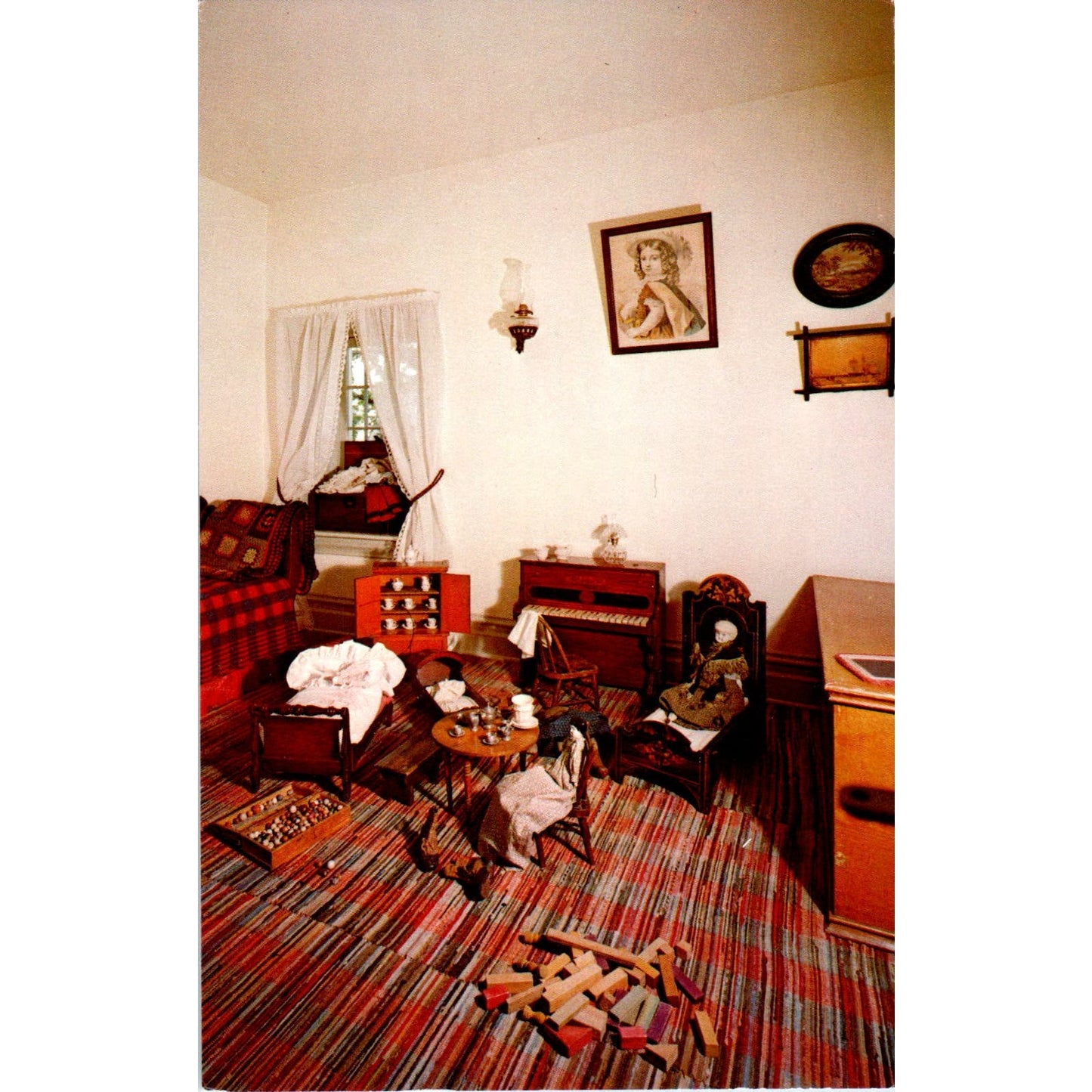 Children's Playroom Beehive House Salt Lake City Utah Original Postcard PB7