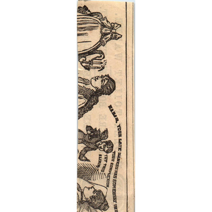 1878 Peterson's Magazine Ad - Colgate Violet Toilet Water Cashmere Bouquet SF2