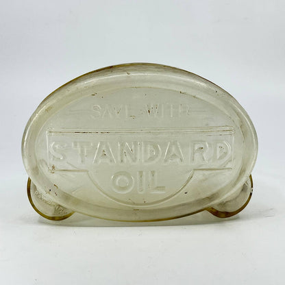 Vintage, STANDARD OIL GAS STATION, Celluloid Promotional Coin Bank TE3