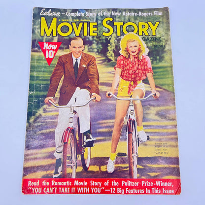 Movie Story Magazine Oct 1938 Ginger Rodgers Fred Astaire Jack Benny Bing TC6