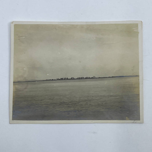 1903 Original Sepia Photograph View of Shoreline Tecolutla Mexico AC7