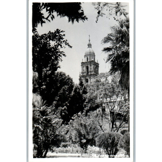 Catedral de Cuernavaca In México - Original RPPC Postcard P3-8