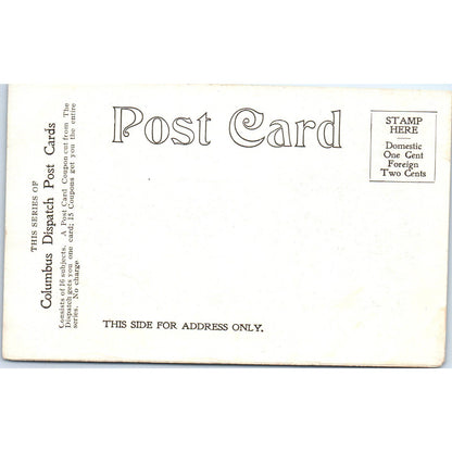 Antique Postcard Franklin Park Lake Columbus Ohio TD9