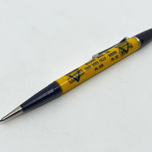 VTG Mechanical Pencil Victor Oil Wilson Bros. Thief River Falls Roseau MN SC3