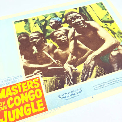 1960 Masters of the Congo Jungle Lobby Card FL4