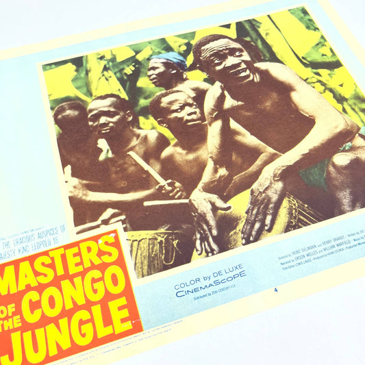 1960 Masters of the Congo Jungle Lobby Card FL4