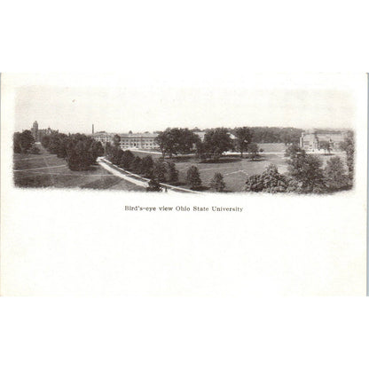 Antique Postcard Bird's-Eye View of Ohio State University Columbus Ohio TD9