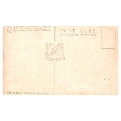 Camp Peary Williamsburg Virginia - Original Postcard TJ8-5