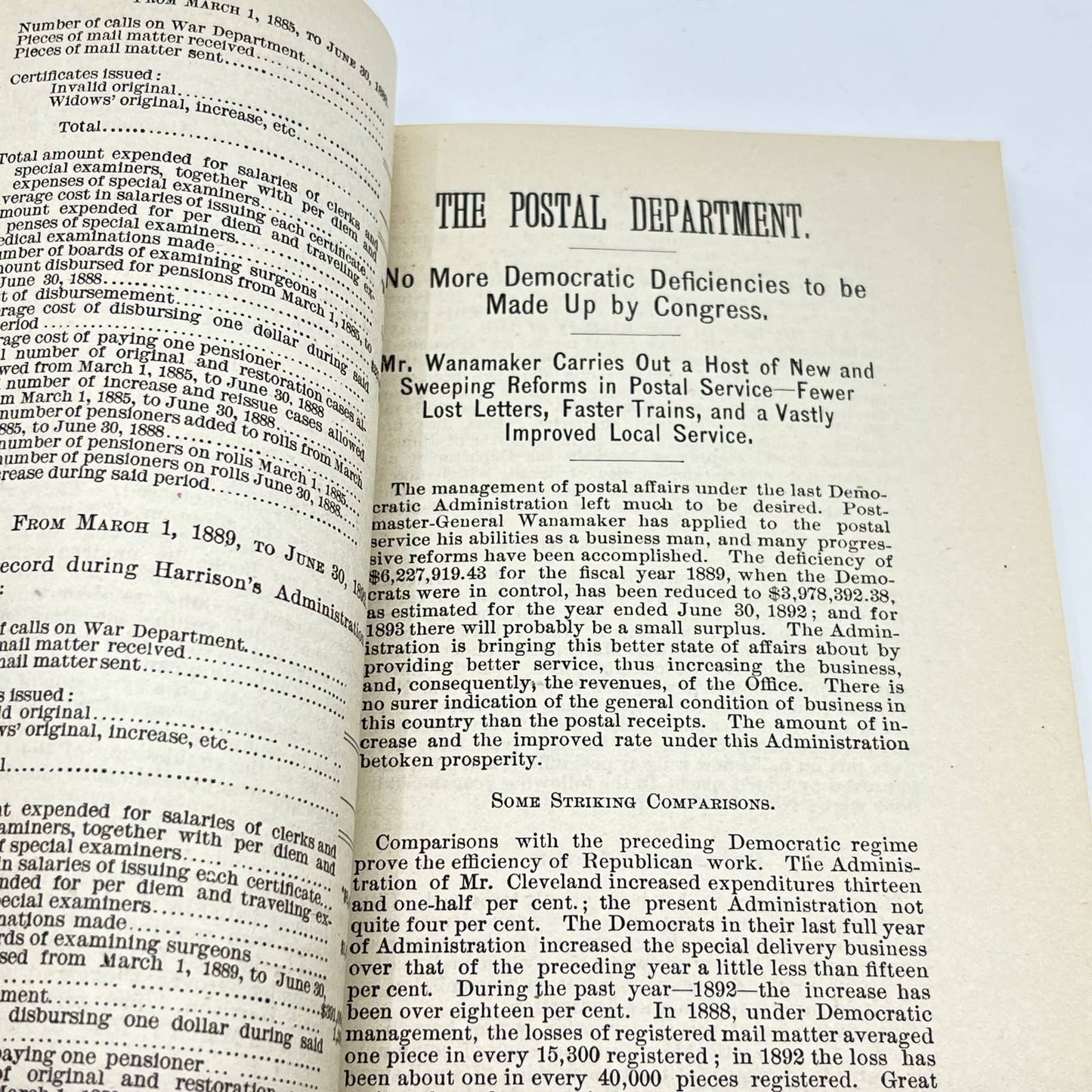 The Republican Campaign Text-Book For 1892 RNC New York TF7