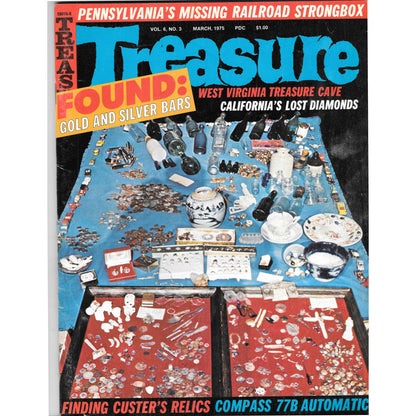 Treasure Magazine - Treasure Hunting Mining Metal Detecting March 1975 M4