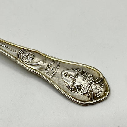 1933 Chicago World’s Fair ADMINISTATION BUILDING East View Souvenir Spoon TC6