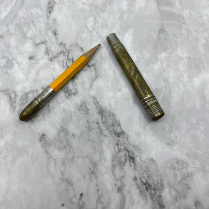 Vintage Brass Tone Bullet Pencil 3.75" SA2