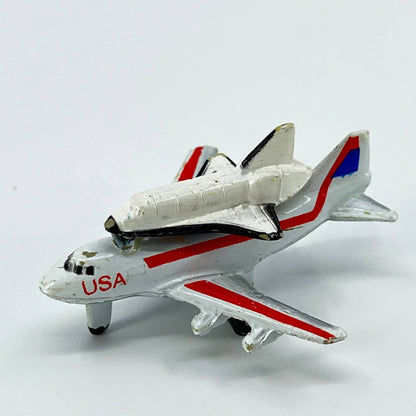 Vintage 1987 Galoob Hard Plastic NASA 905 Plane and NASA Planet Shuttle SD1