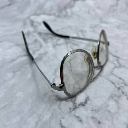 Vintage Luxottica Lance Chrome Men’s Aviator Glasses Italy 50-16 5.25” TA9