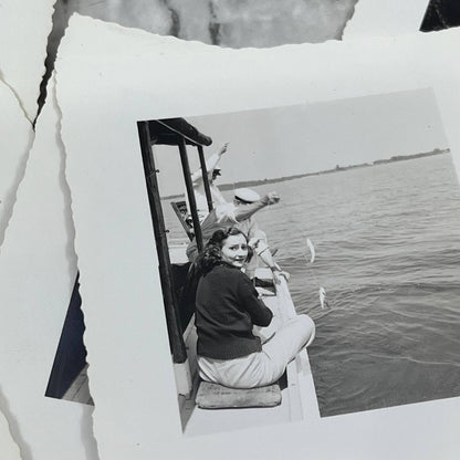 1930s Photos & Negatives of White Stone VA Fishing Trip Cap’n Roberts TJ9-PG1