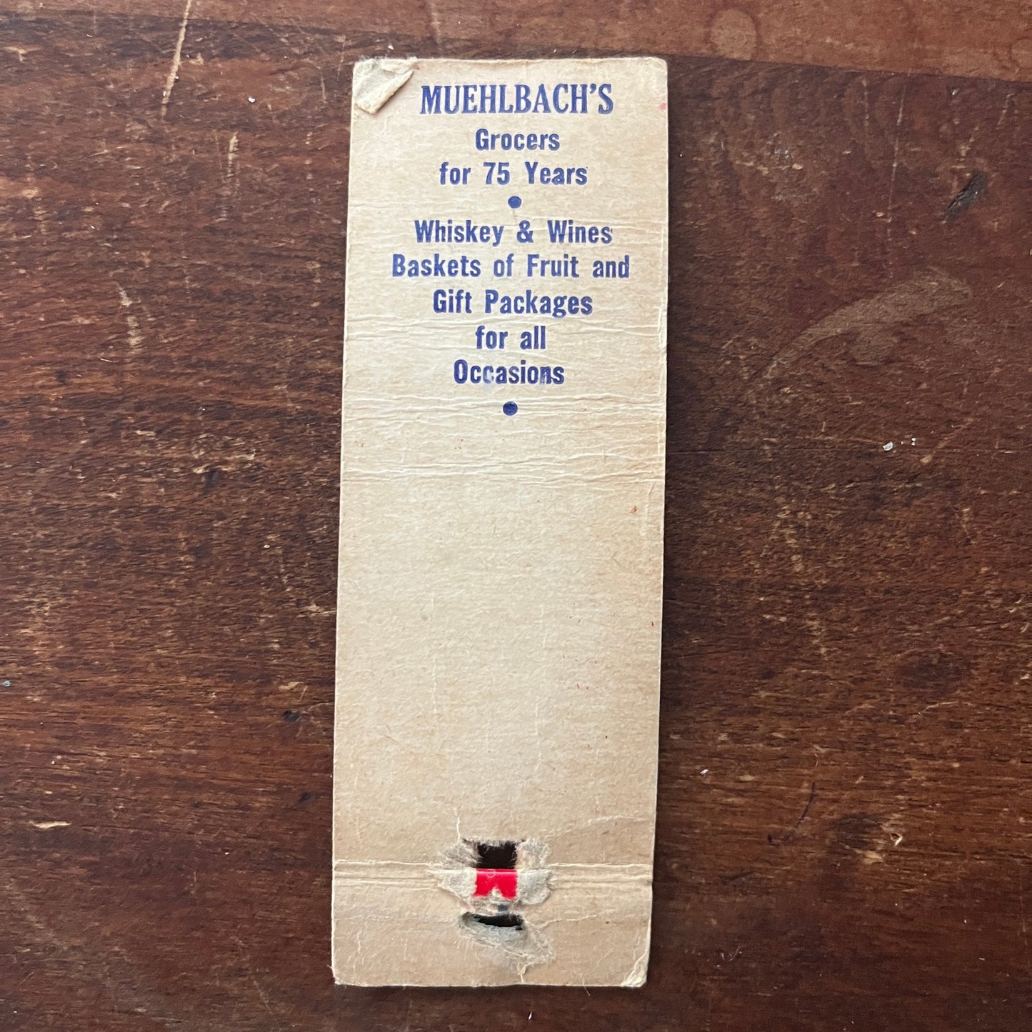 Geo. Muehlbach & Sons Grocers Kansas City MO Advertising Matchbook Cover MM9-1