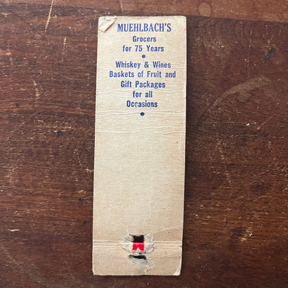 Geo. Muehlbach & Sons Grocers Kansas City MO Advertising Matchbook Cover MM9-1