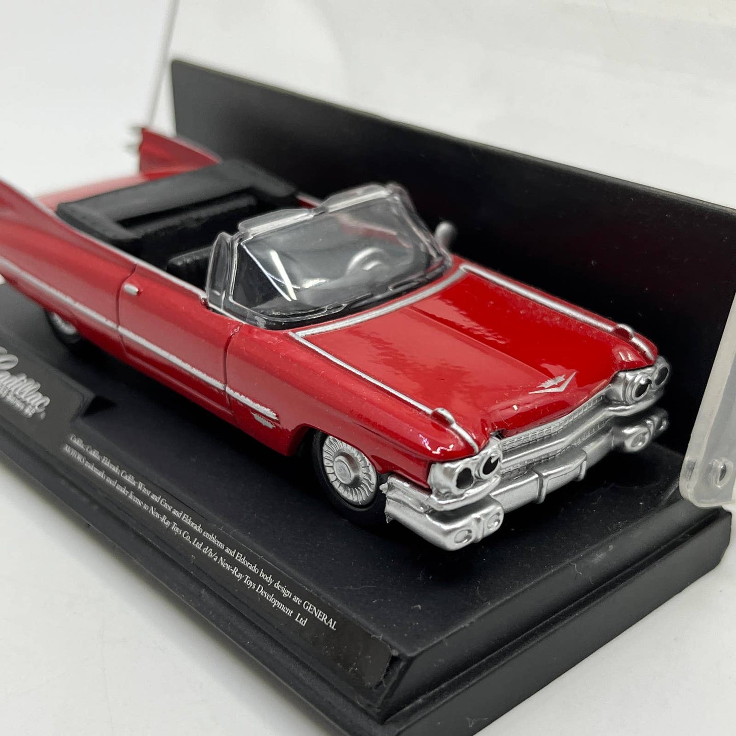 New Ray 1959 Cadillac Series 62 (Red) 1:43 Scale Die-Cast Model In Box TC7